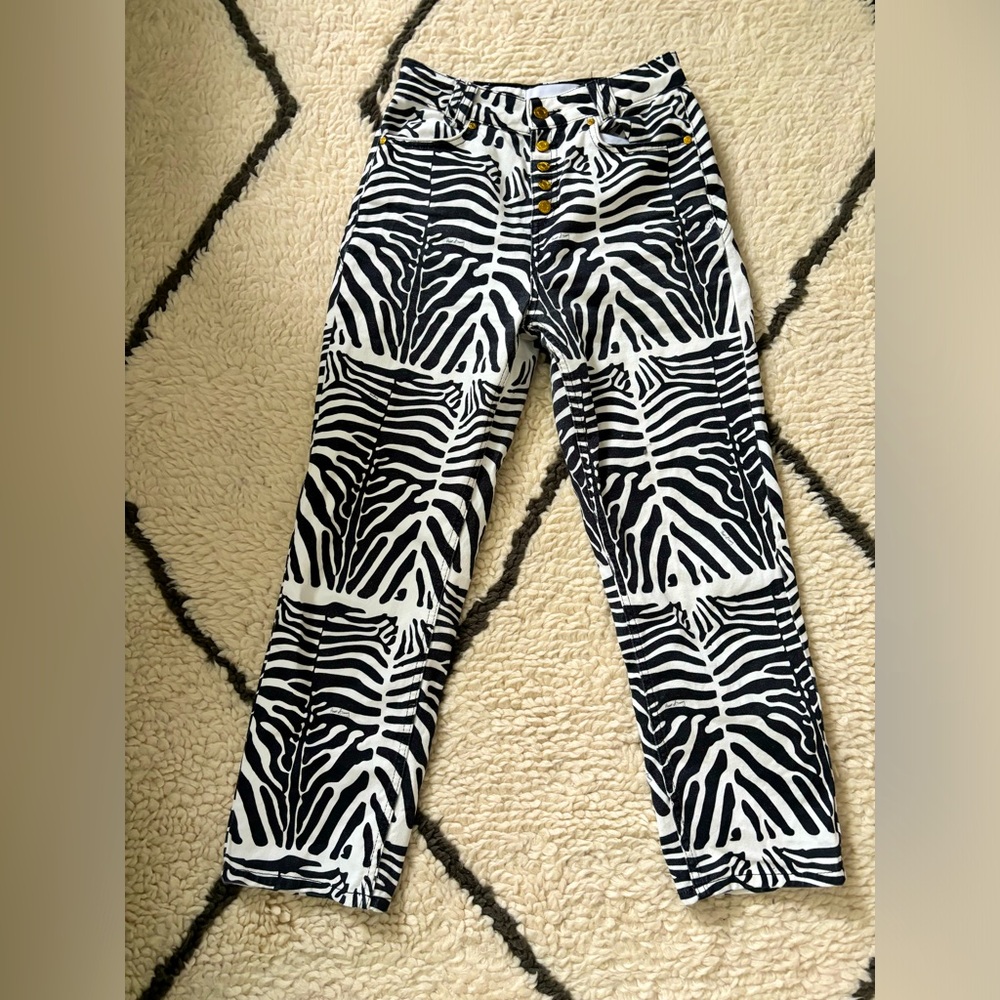 House of Sunny / Free People Reef pant zebra